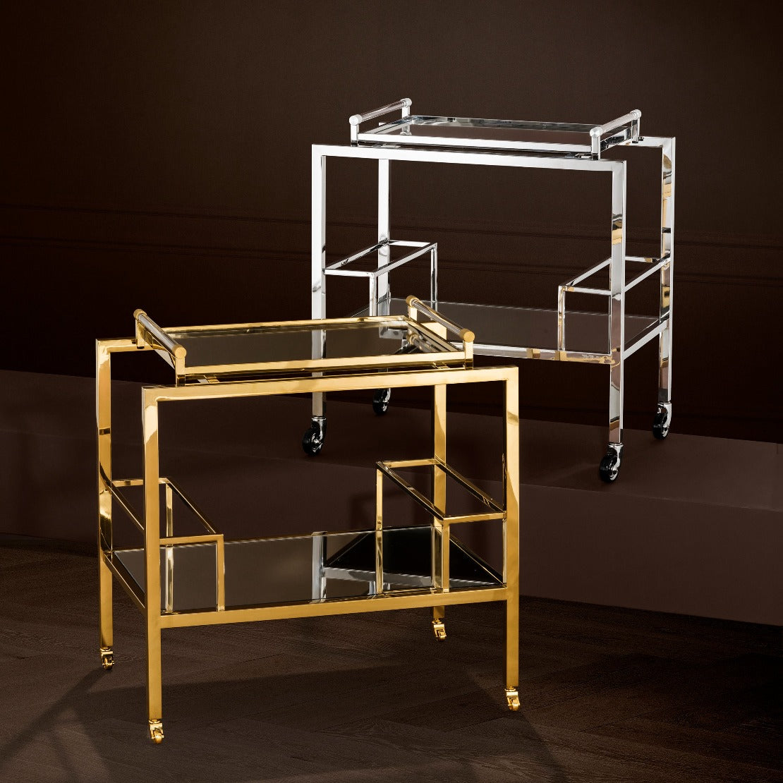 Eichholtz trolley Majestic nickel