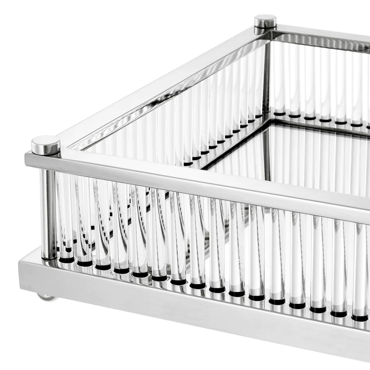 Eichholtz tray Cora rectangular chrome