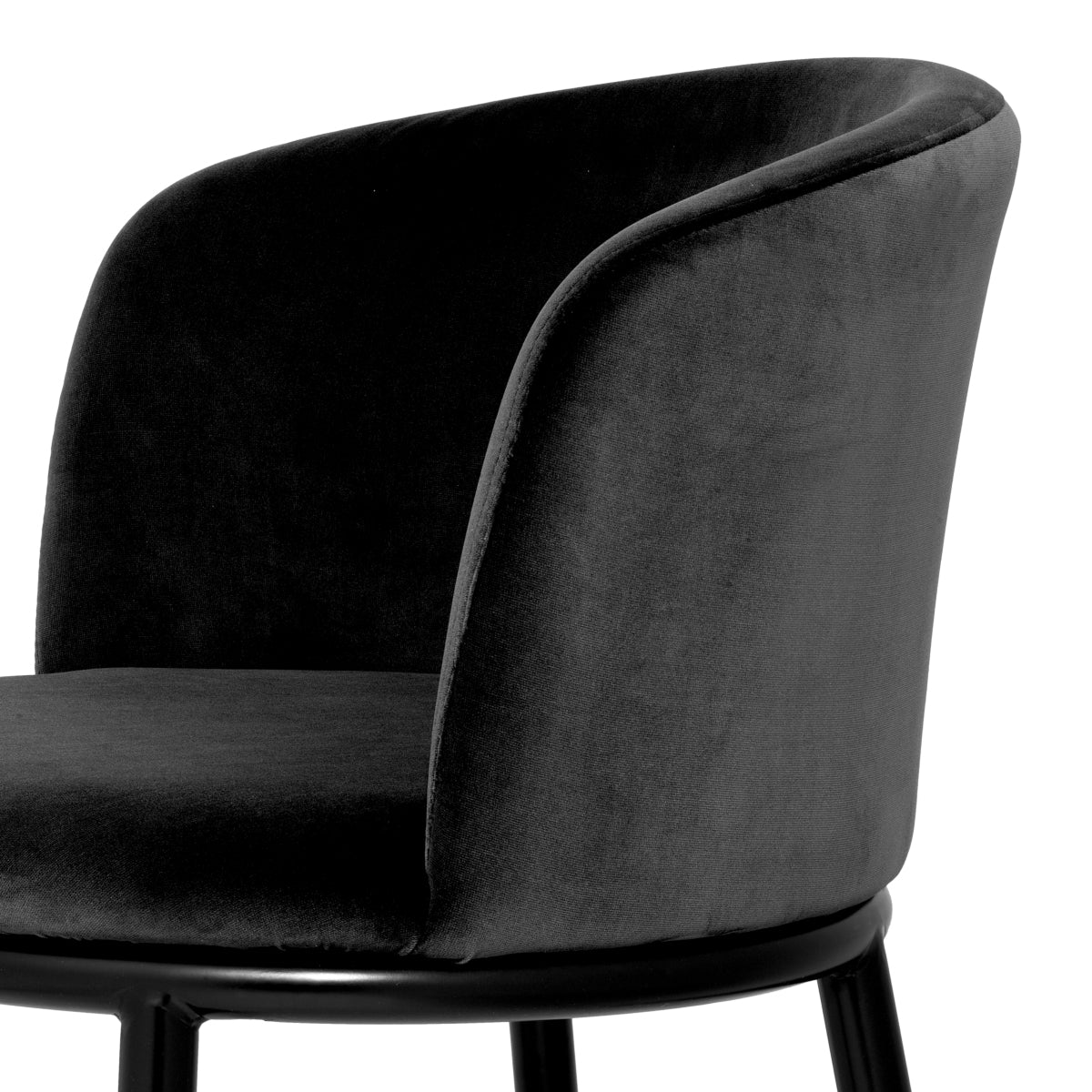 Dining chair Eichholtz Filmore cameron black eetkamerstoel