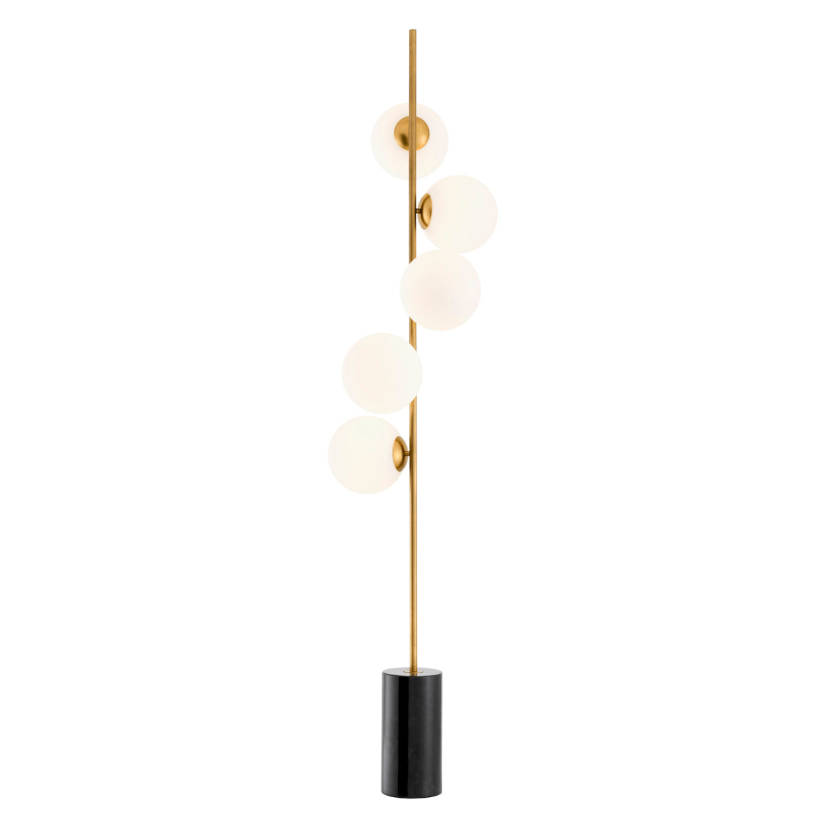 Floor Lamp Eichholtz Tempo vloerlamp stalamp messing goud marmer