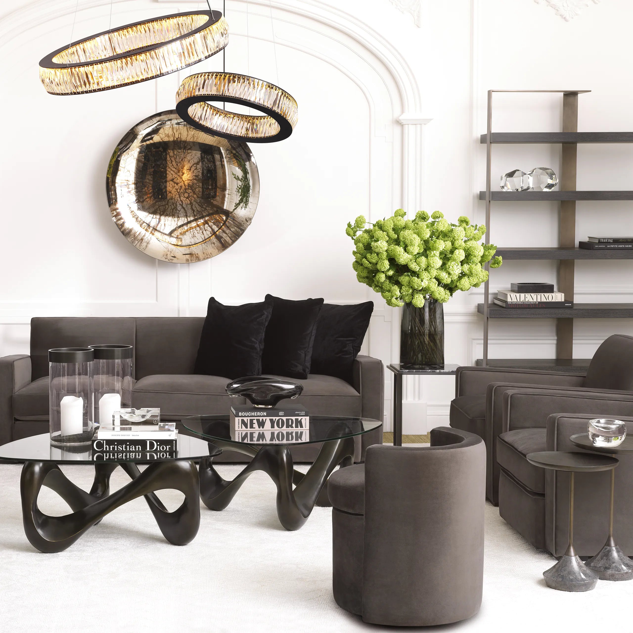 Eichholtz wandkast Geo Brons