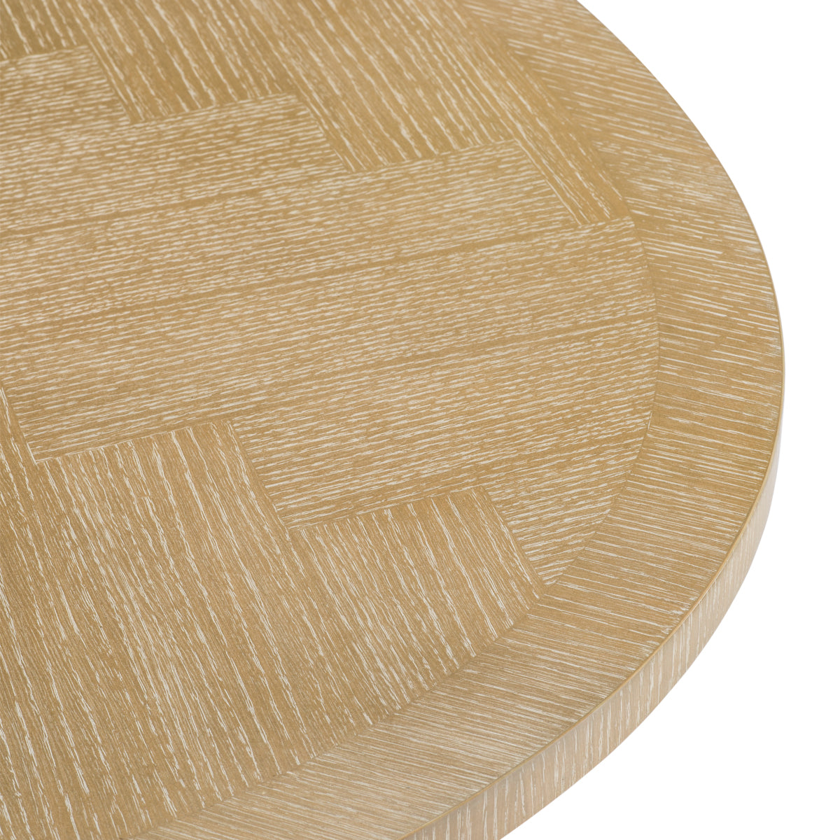 Dining table Eichholtz Melchior oval Washed oak eetkamertafel visgraat