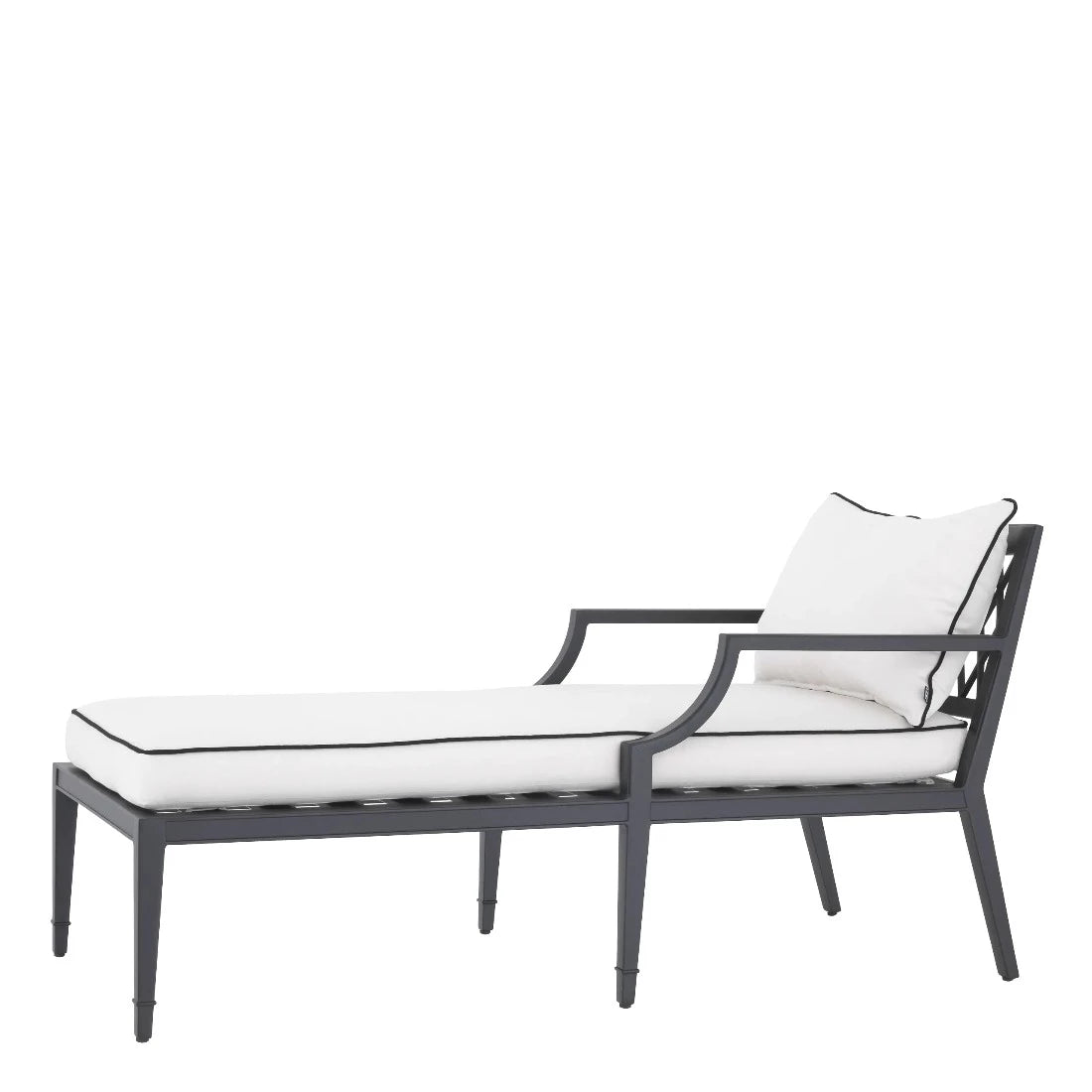 Outdoor-Chaiselongue Eichholtz Bella Vista schwarz