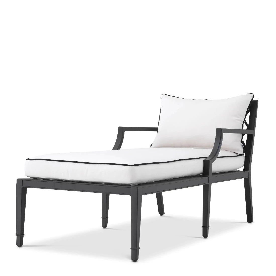 Outdoor-Chaiselongue Eichholtz Bella Vista schwarz
