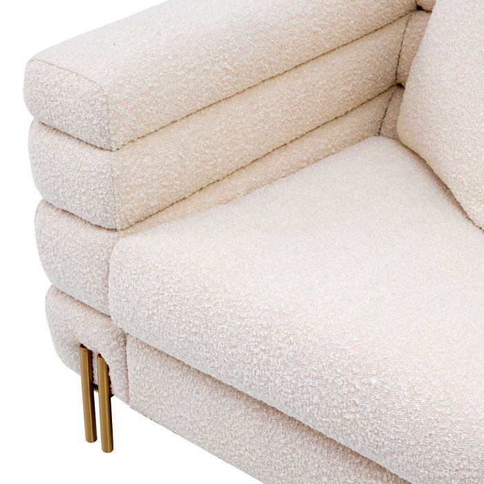 Eichholtz armchair York bouclé cream