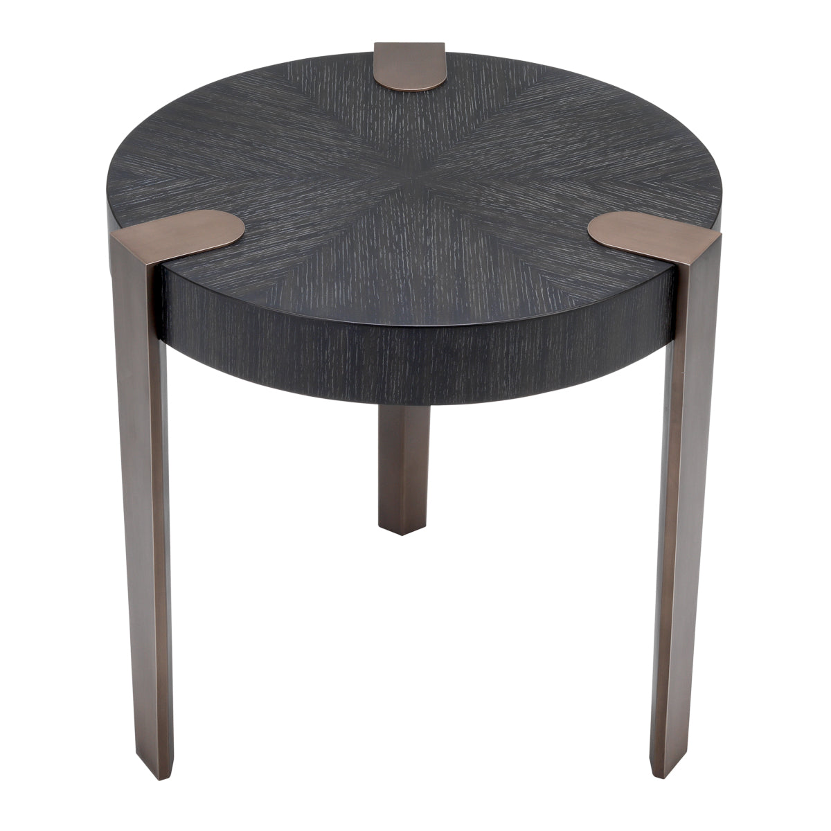 Side table Eichholtz Oxnard charcoal oak