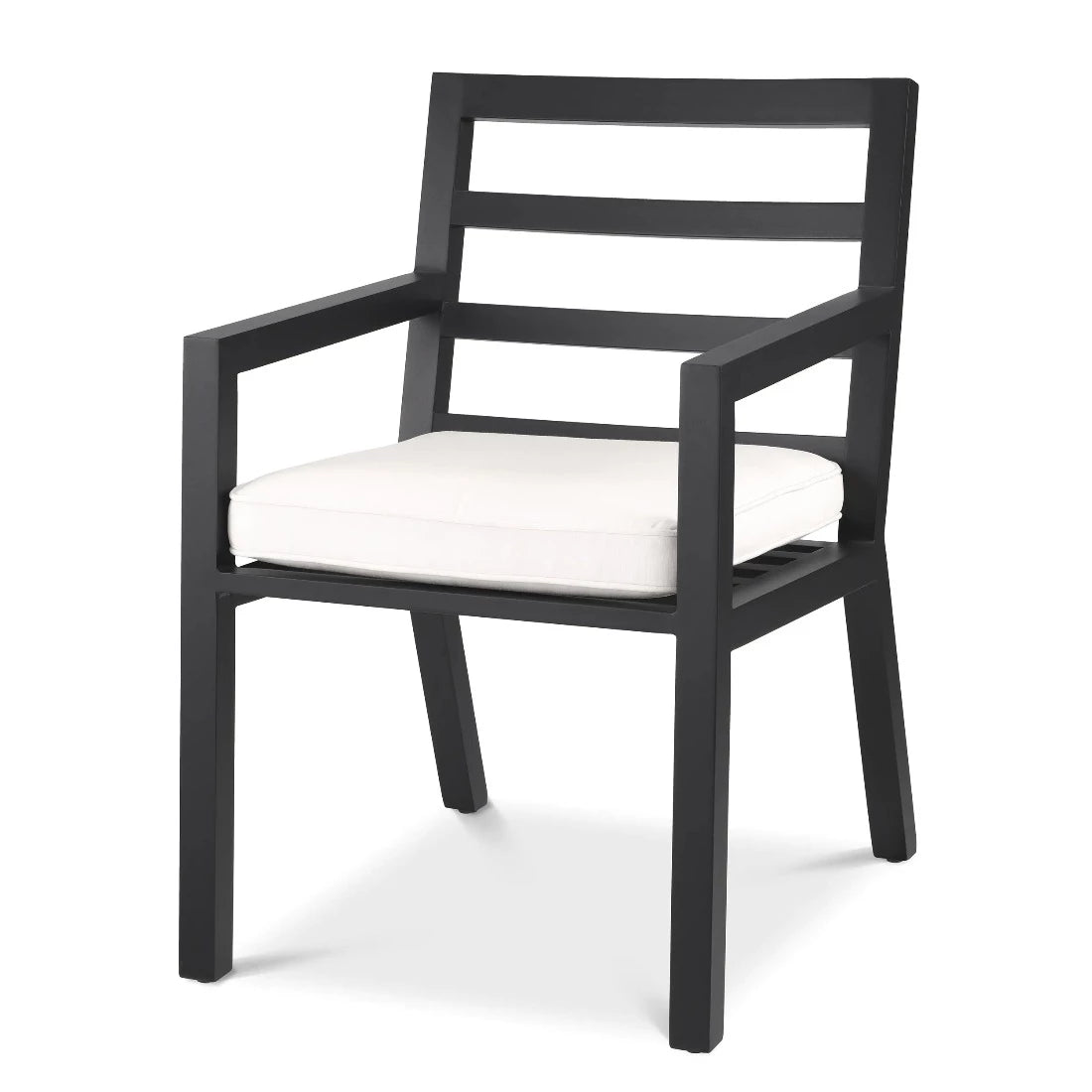 Eichholtz Esszimmerstuhl Delta Outdoor schwarz