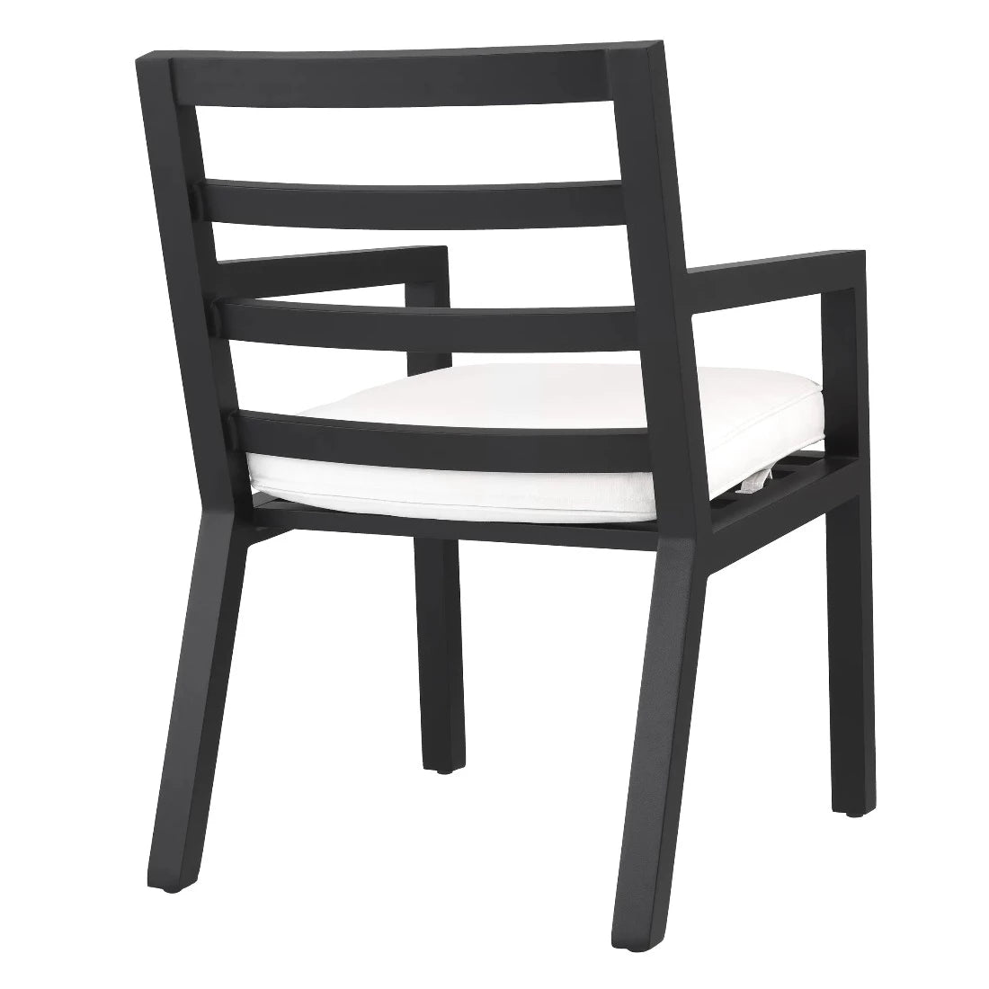 Eichholtz Esszimmerstuhl Delta Outdoor schwarz