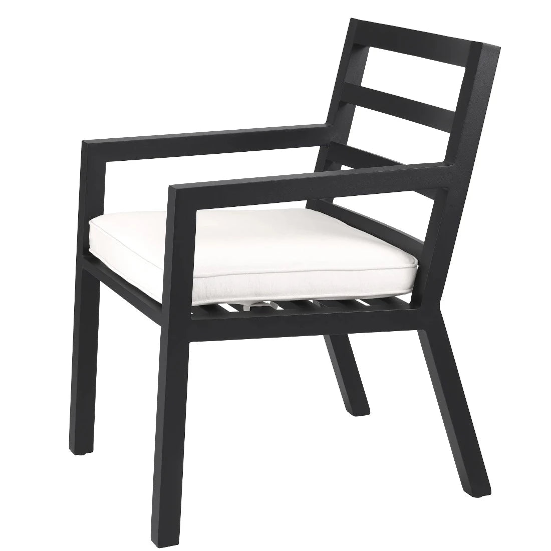 Eichholtz Esszimmerstuhl Delta Outdoor schwarz