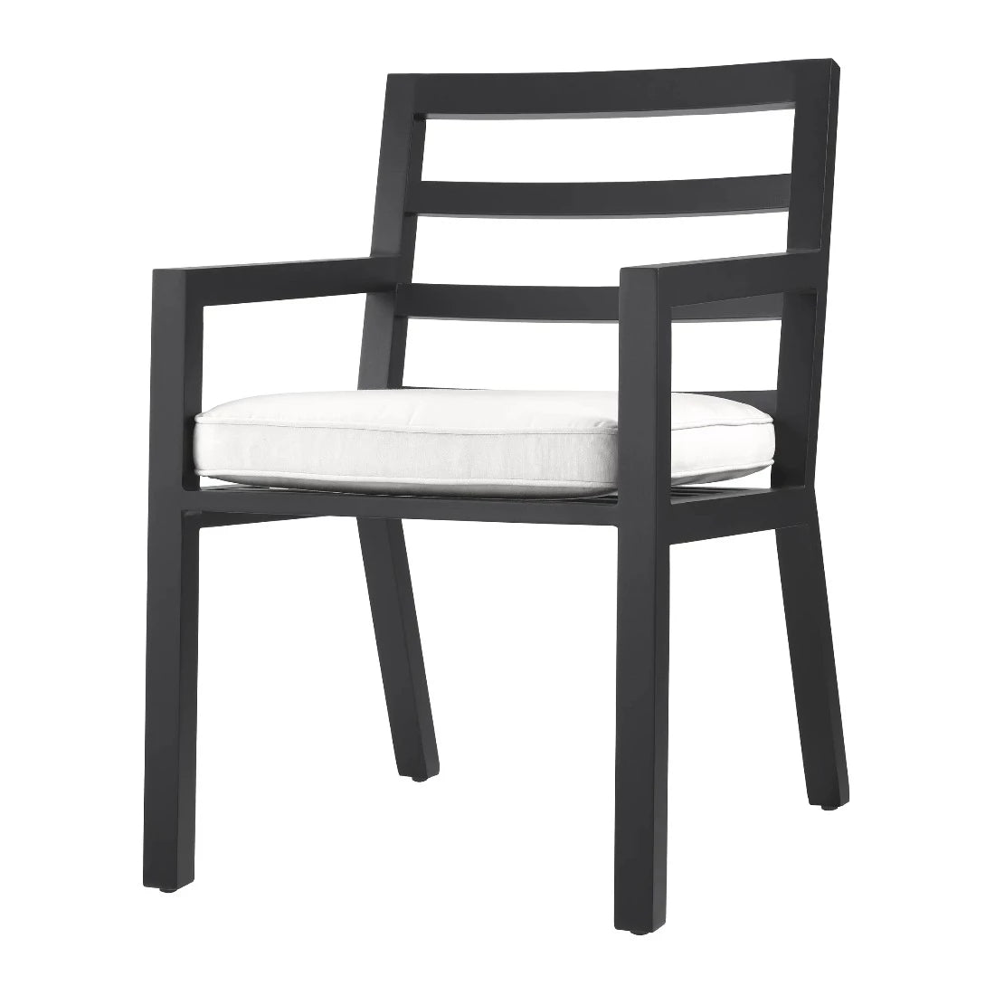 Eichholtz Esszimmerstuhl Delta Outdoor schwarz