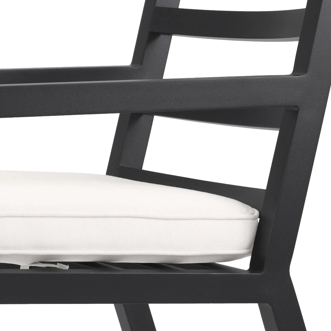 Eichholtz Esszimmerstuhl Delta Outdoor schwarz