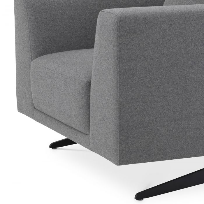 Eichholtz armchair Endless gray wool