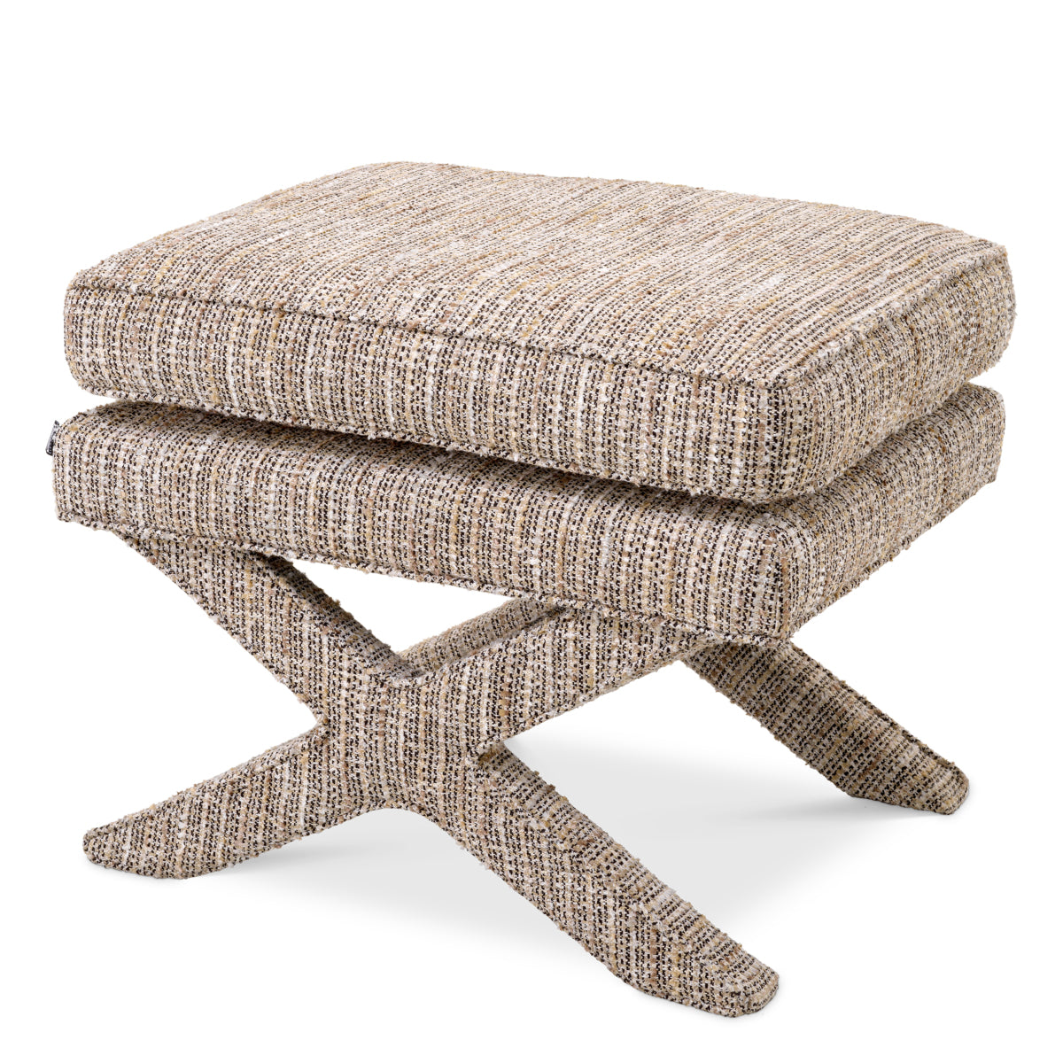 stool ottoman Eichholtz Poef Mademoiselle beige