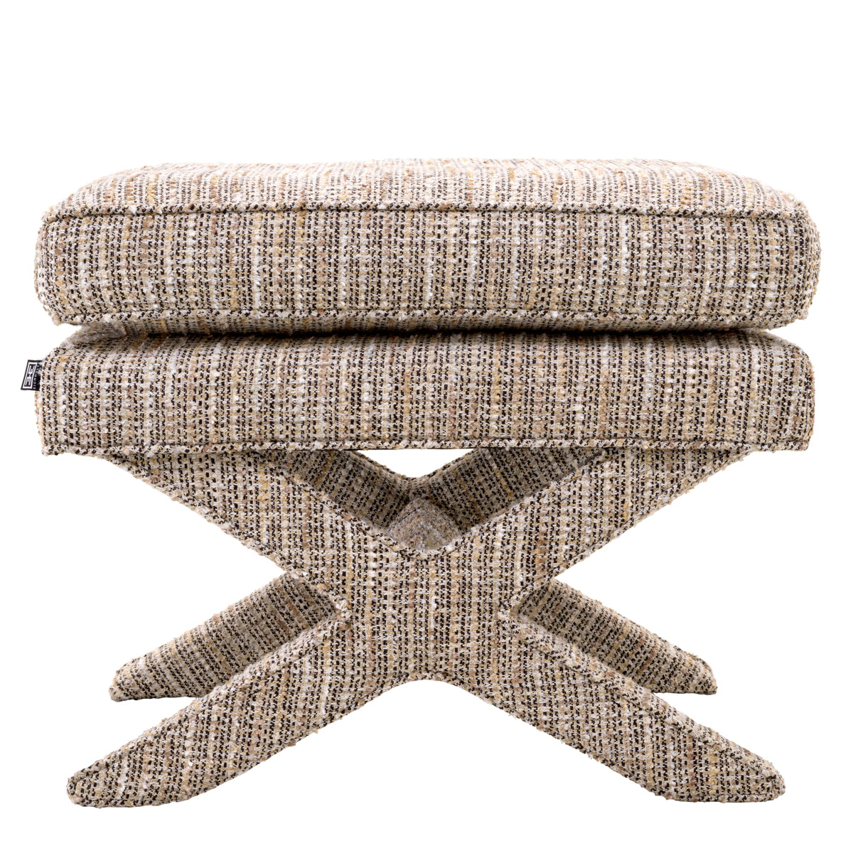 stool ottoman Eichholtz Poef Mademoiselle beige