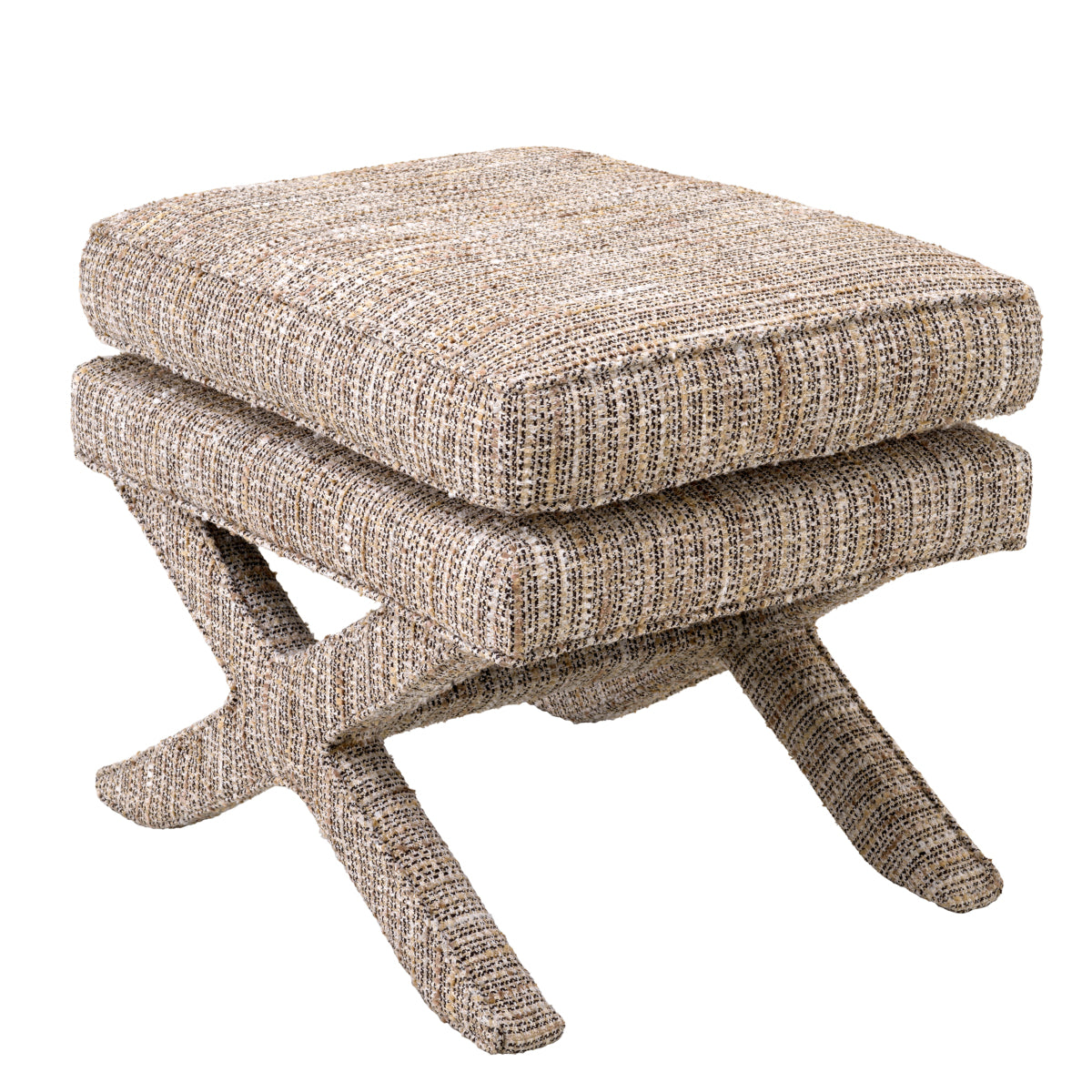stool ottoman Eichholtz Poef Mademoiselle beige