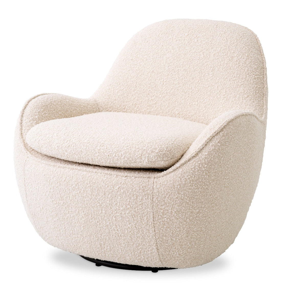 Drehstuhl Eichholtz Cupido Bouclé Creme