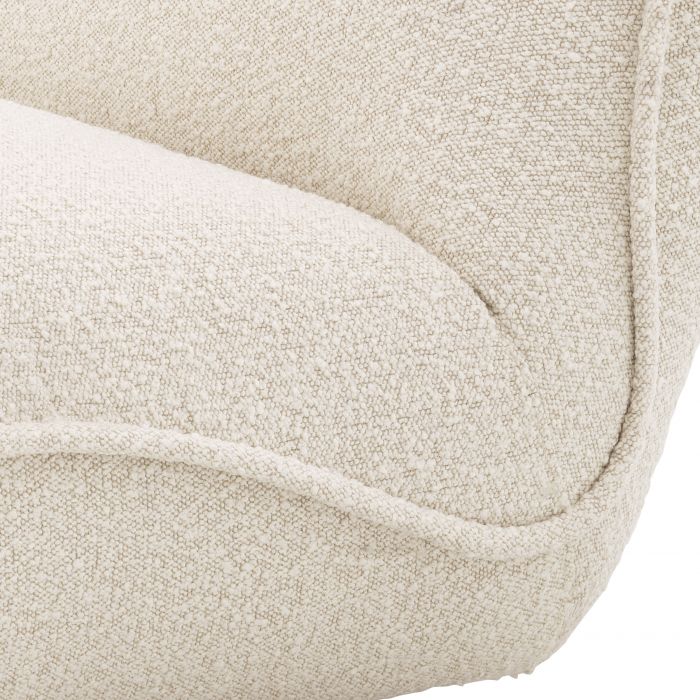 Drehstuhl Eichholtz Relax Bouclé Creme