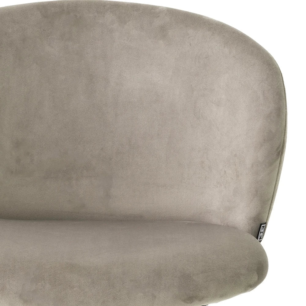 counter stool aanrechtstoel volante eichholtz velvet beige