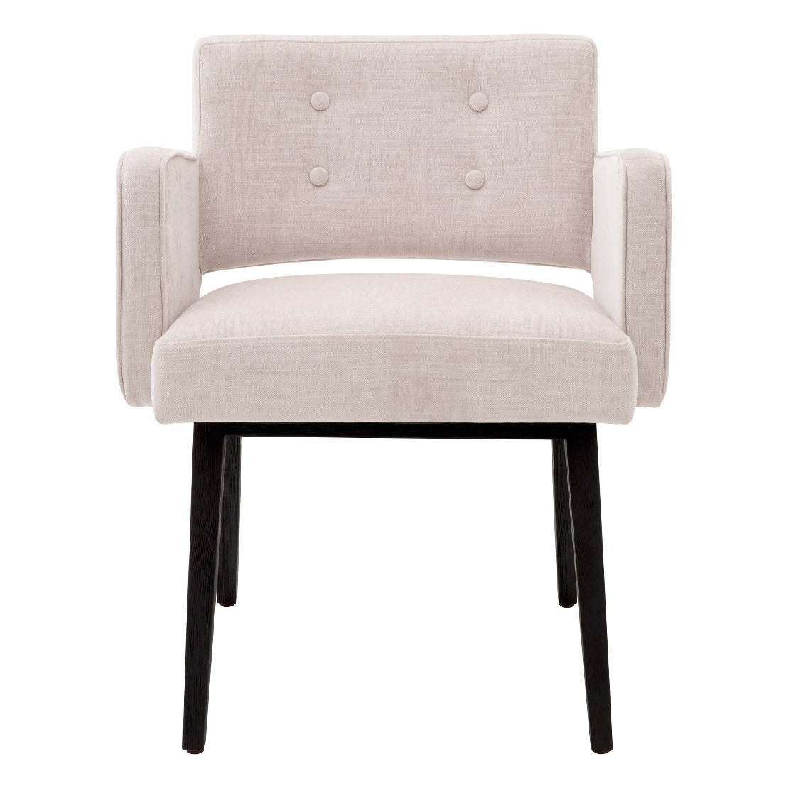 Dining chair Eichholtz Locarno beige eetkamerstoel sisley