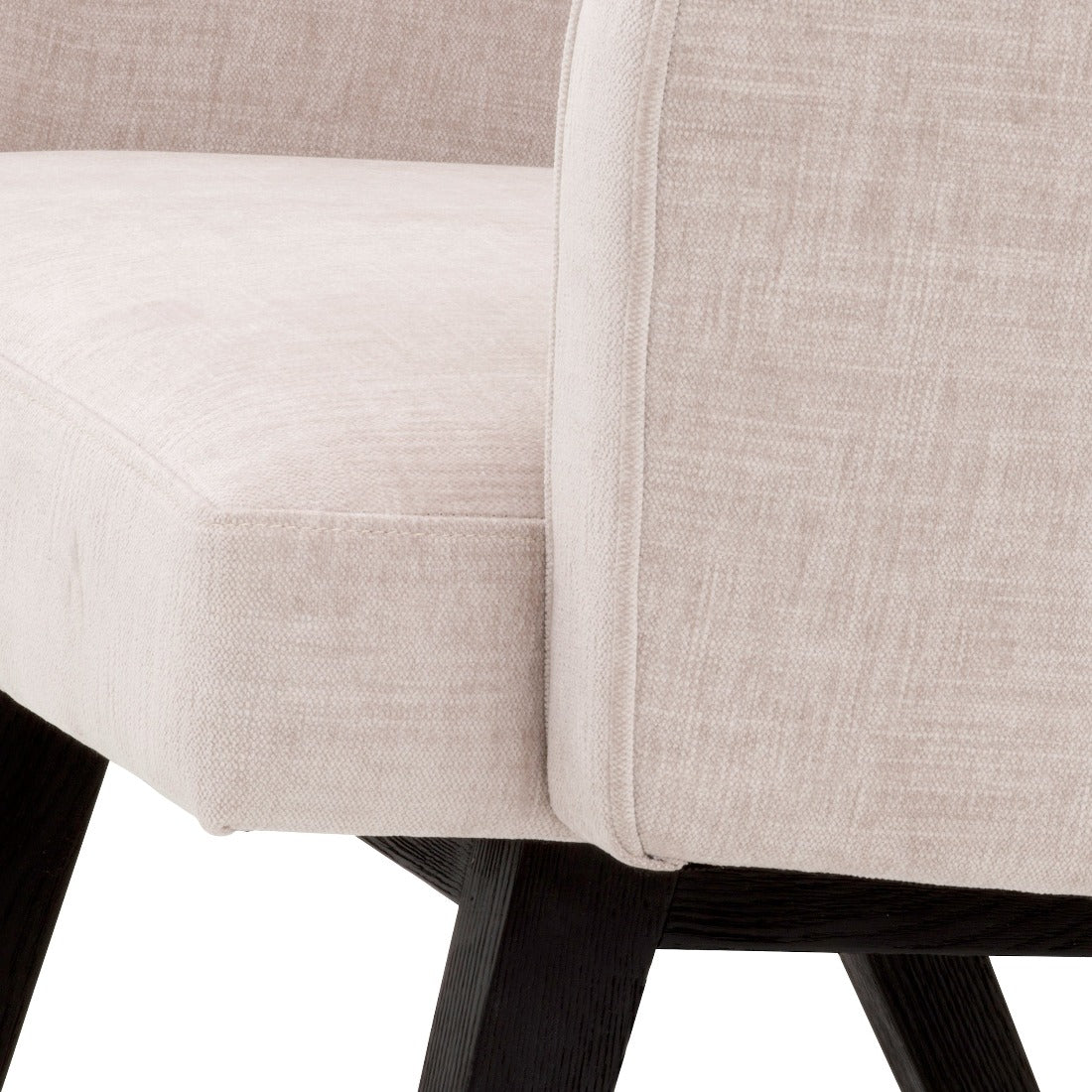 Dining chair Eichholtz Locarno beige eetkamerstoel sisley