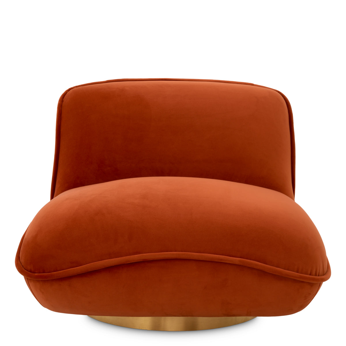 Chaise pivotante Eichholtz Relax velours orange