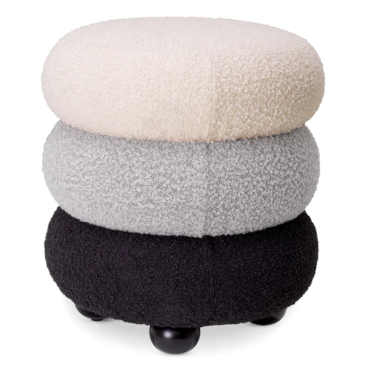 Eichholtz stool Tulum bouclé trio
