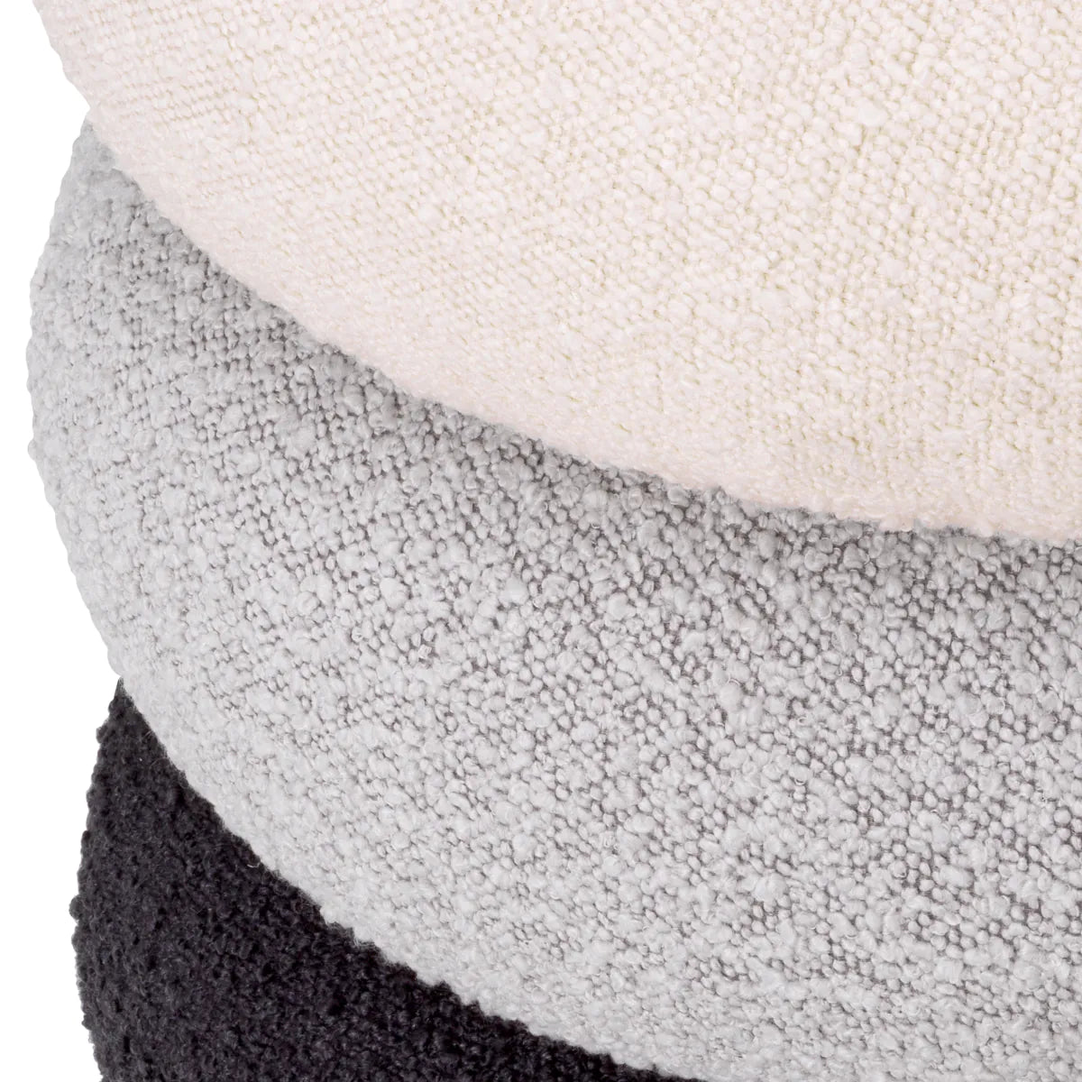 Eichholtz stool Tulum bouclé trio