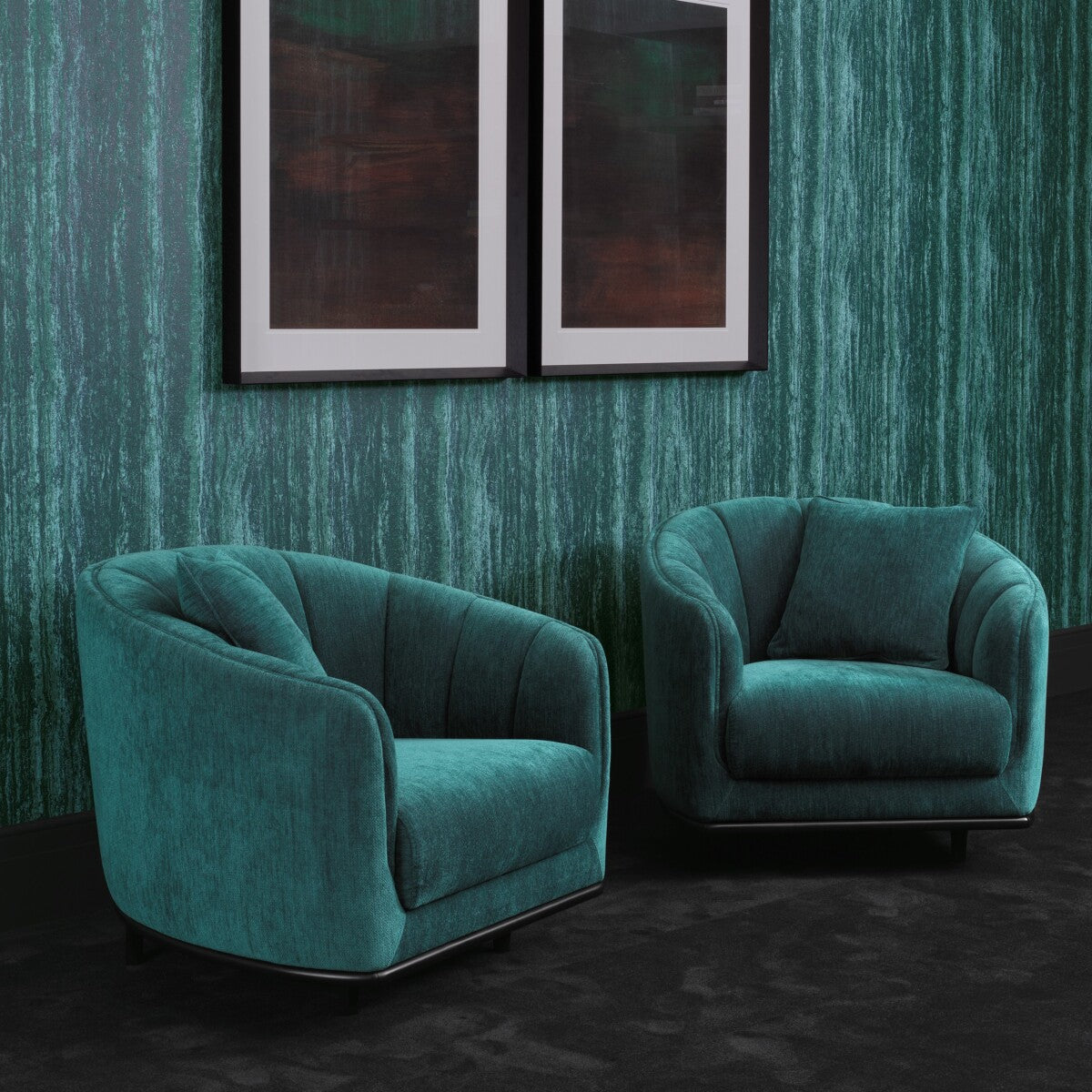 Eichholtz armchair Agostino Sea green