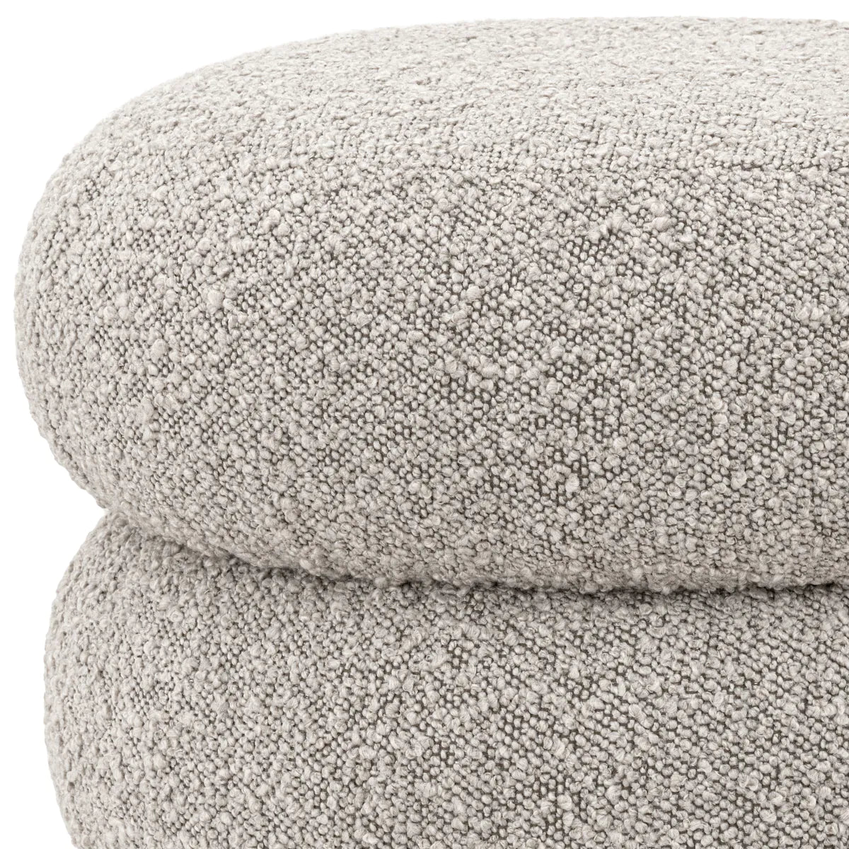 Eichholtz stool Tulum bouclé grey