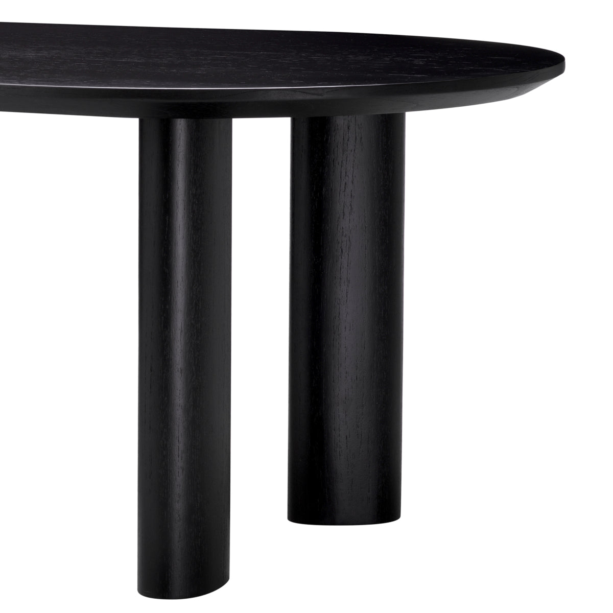Dining table Eichholtz Mogador S Black eetkamertafel zwart