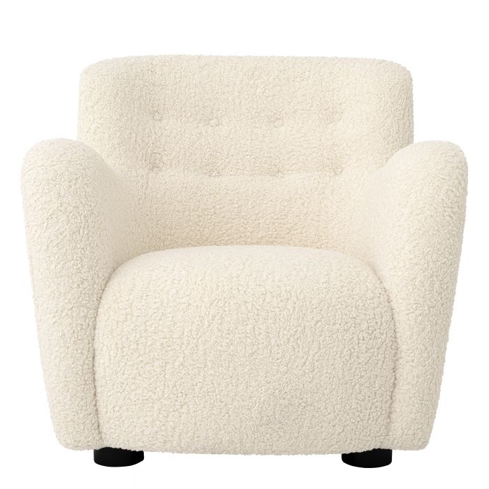 Eichholtz armchair Bixby Faux shearling