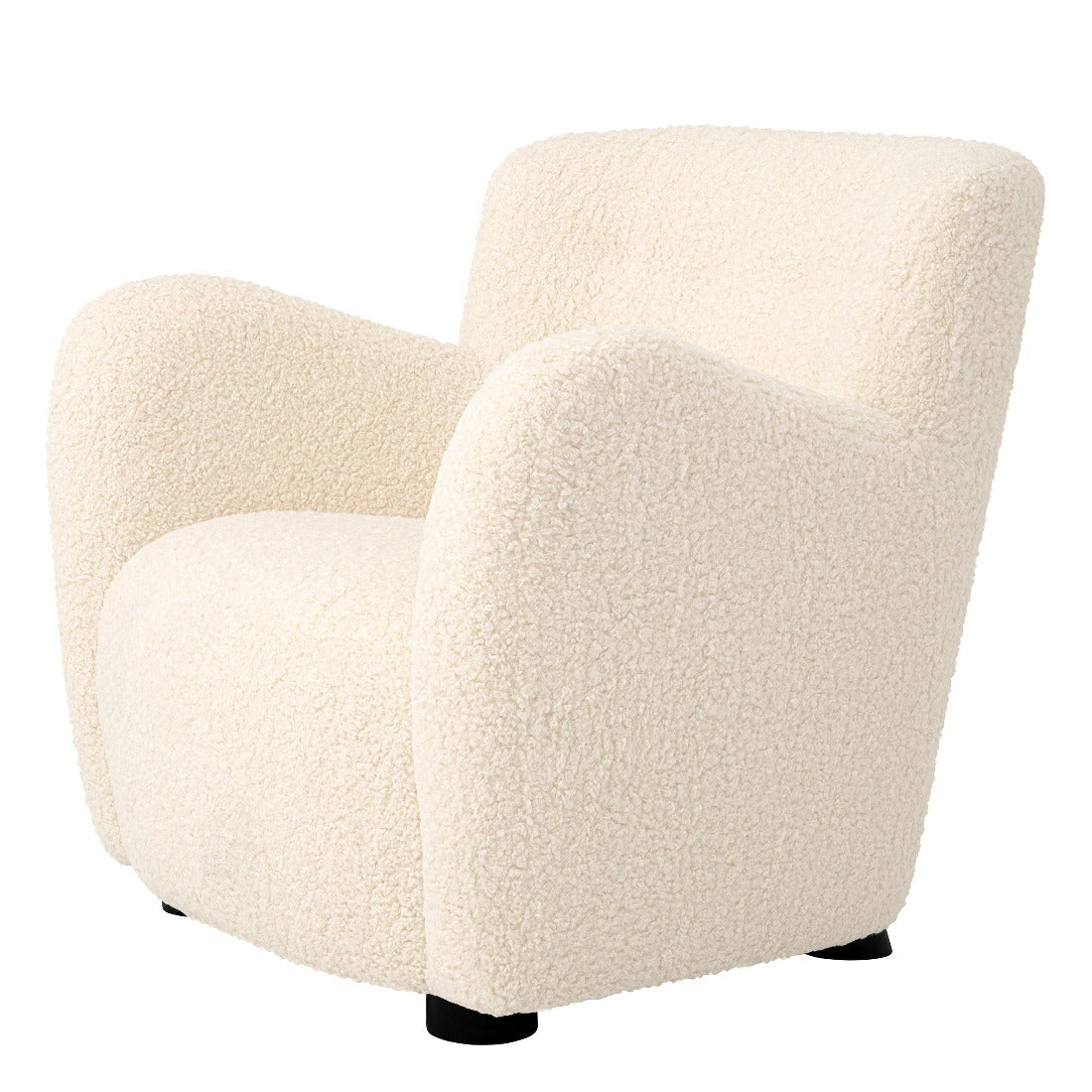 Fauteuil Eichholtz Bixby en fausse peau de mouton