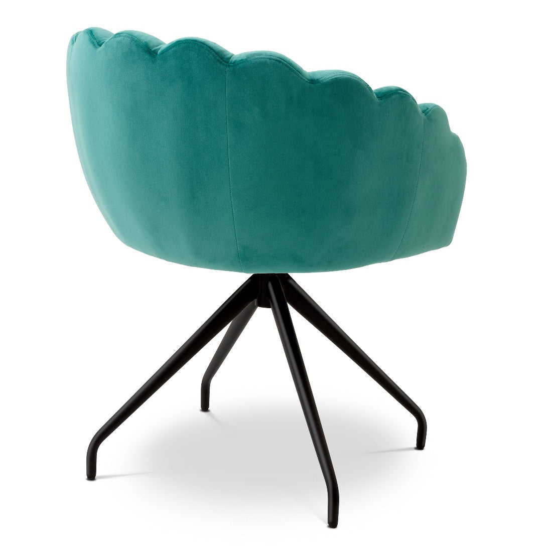 Dining chair Eichholtz Luzern turquoise eetkamerstoel