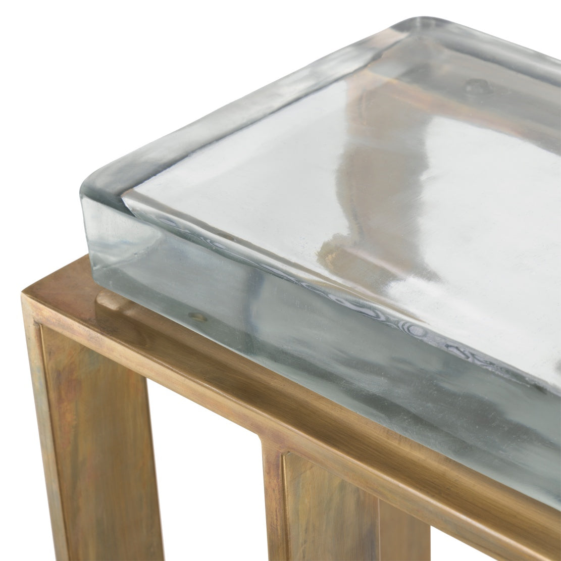 Side table Eichholtz Pierre vintage brass