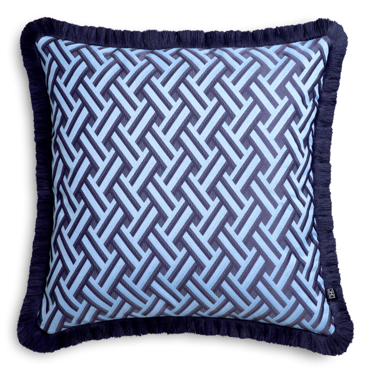 Cushion Eichholtz Doris Blue L sierkussen blauw denim