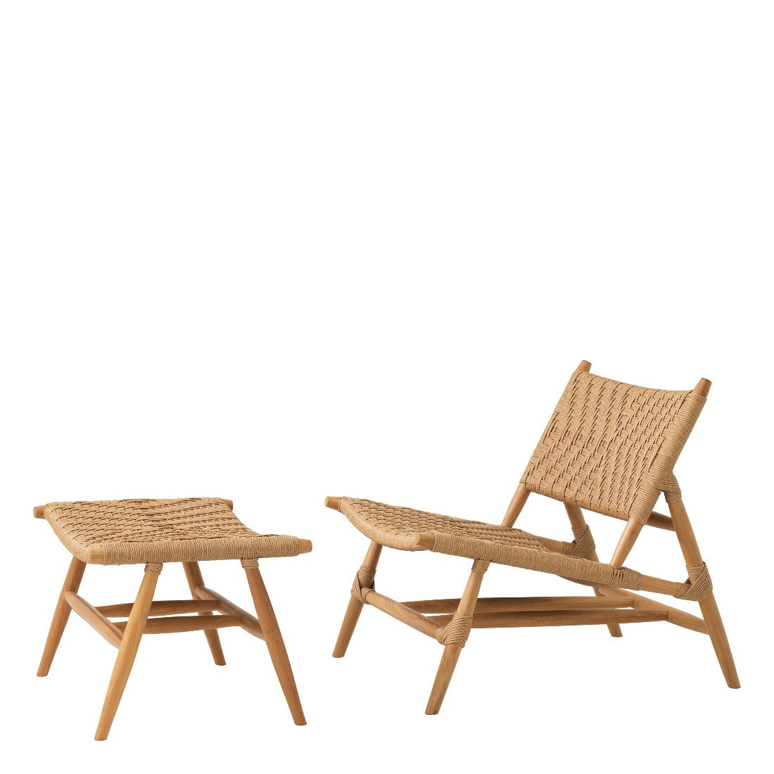 Outdoor chair and foot stool Eichholtz Laroc
