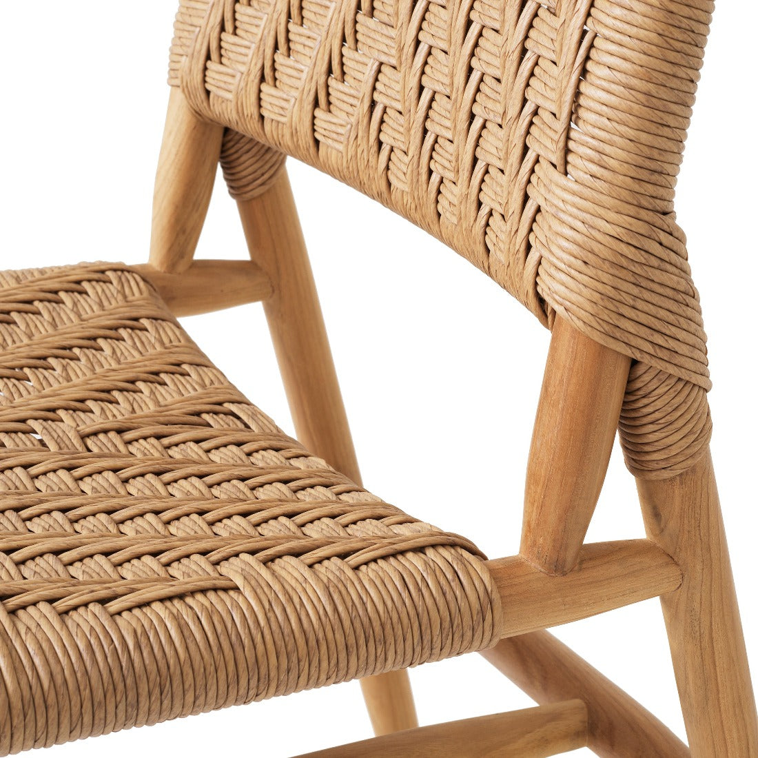 Outdoor dining chair Eichholtz Laroc Naturel set of 2