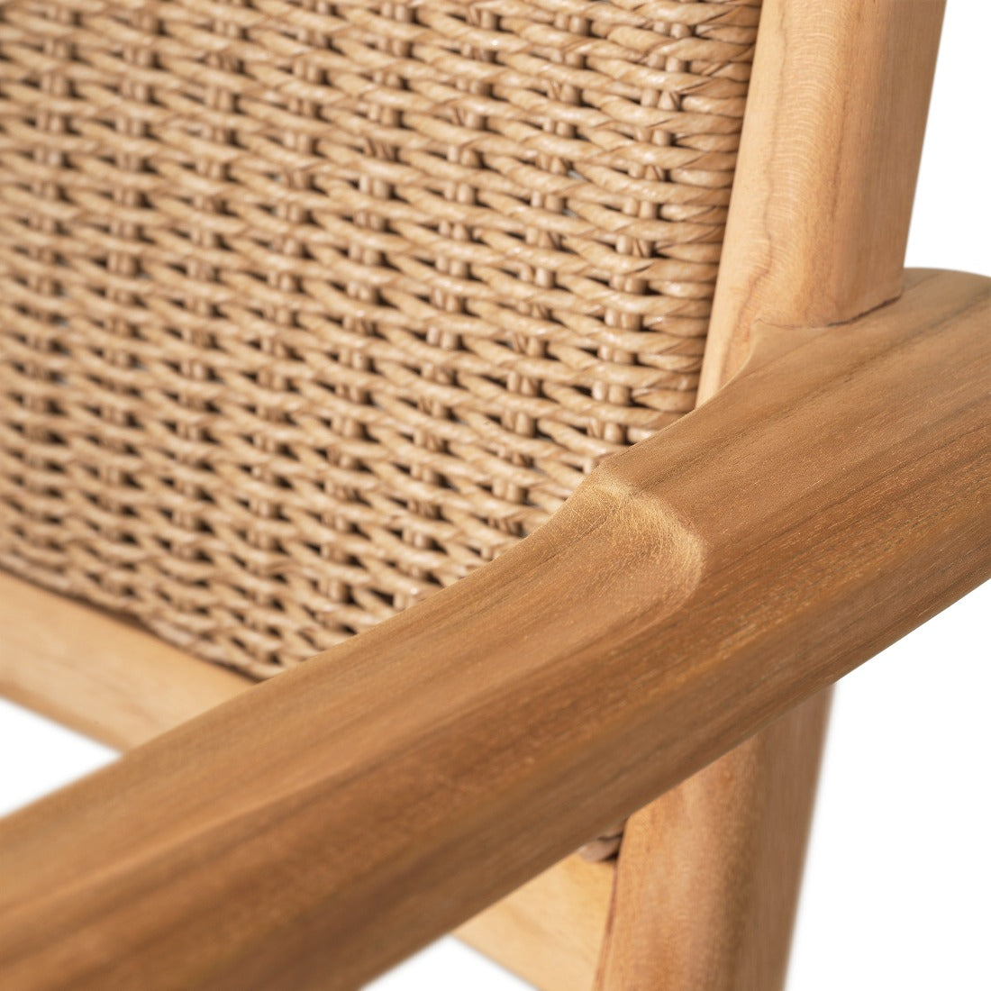 Outdoor dining chair Eichholtz Pivetti with arm Naturel