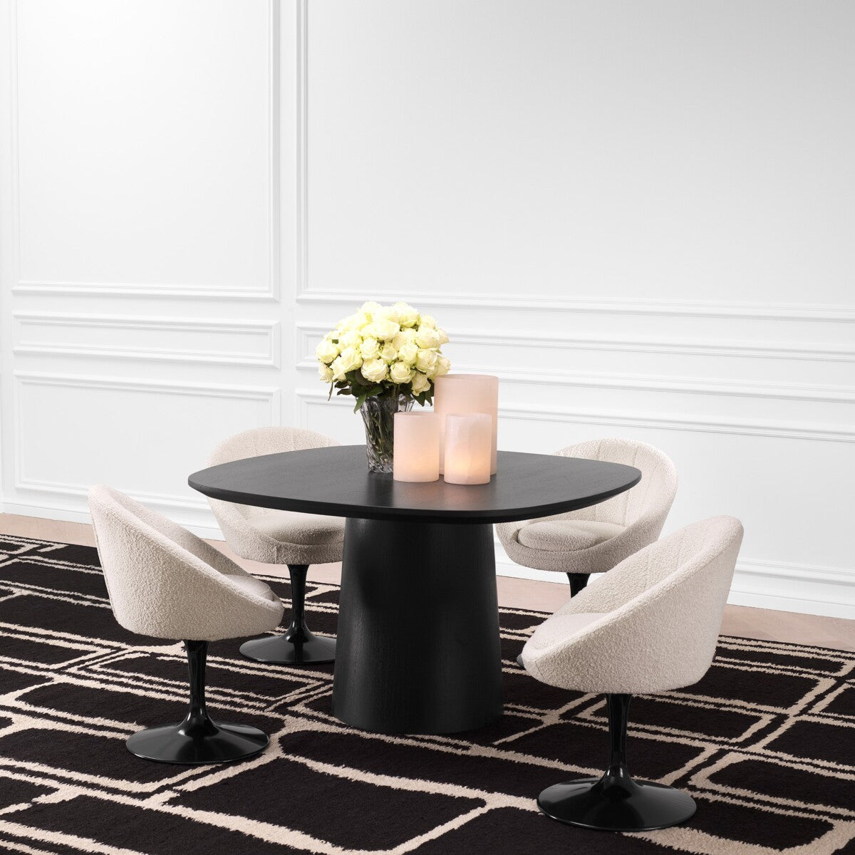 Eichholtz dining table Motto black