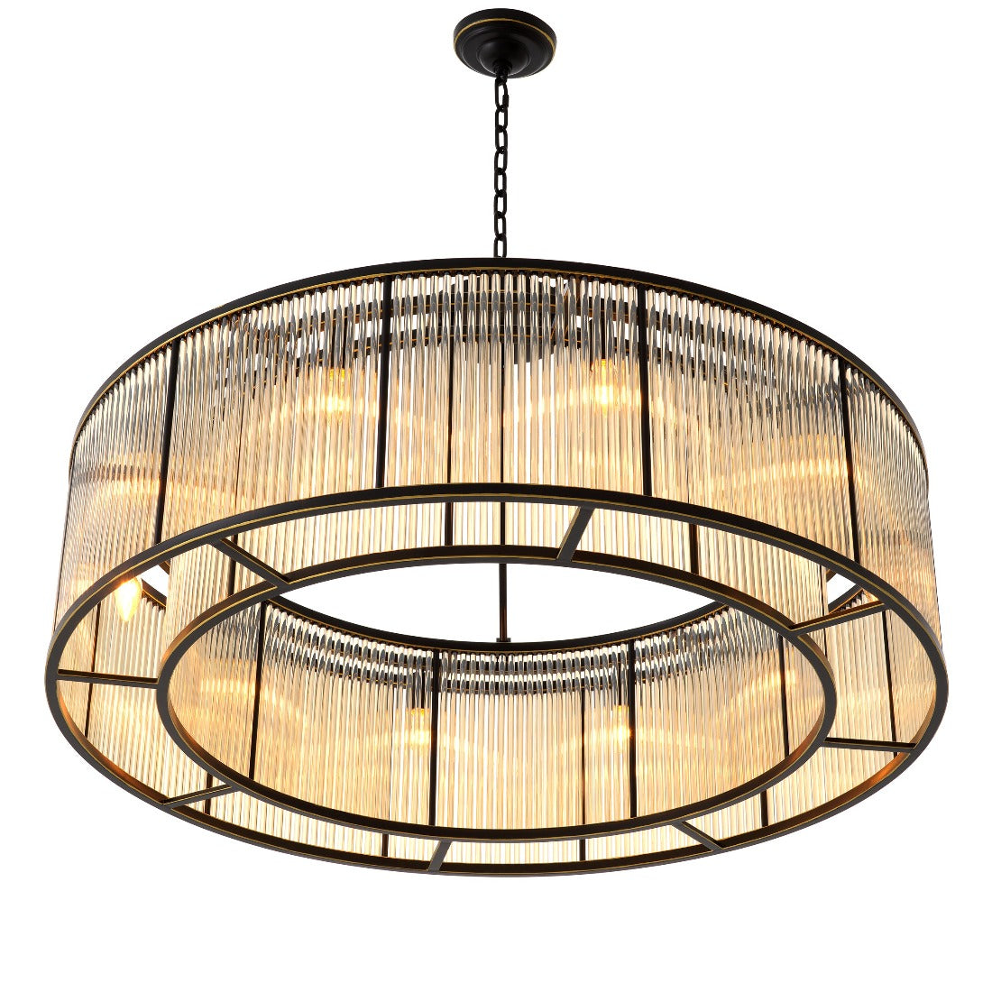 Eichholtz ceiling lamp Bernardi XL bronze