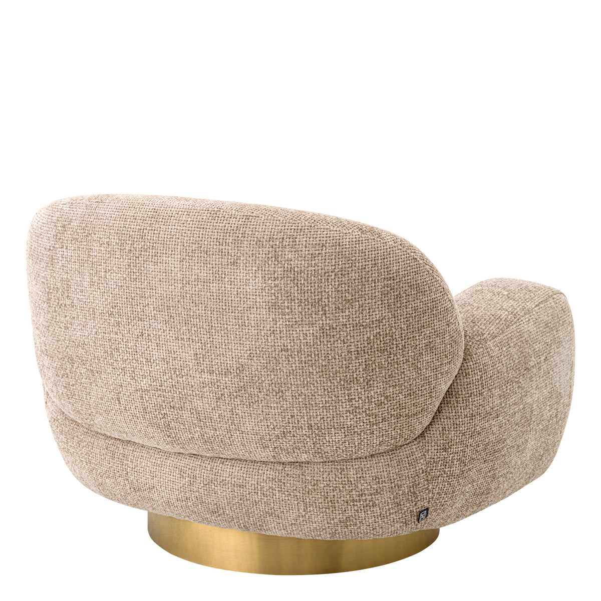 Chaise pivotante Eichholtz Udine lyssa sable