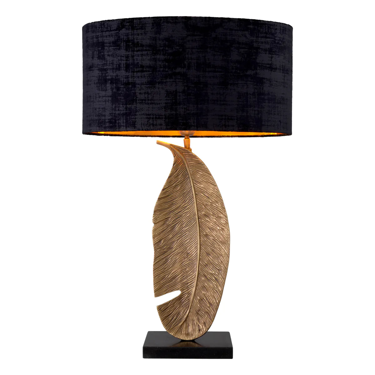 Eichholtz table lamp Foglia brass