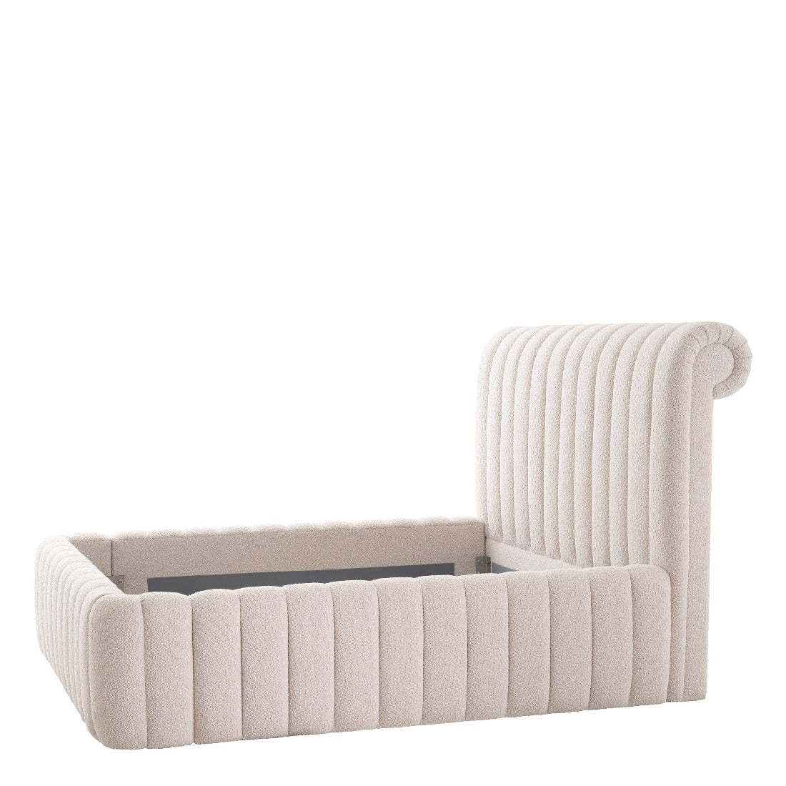 Bed Frame Eichholtz Sycamore Bouclé cream