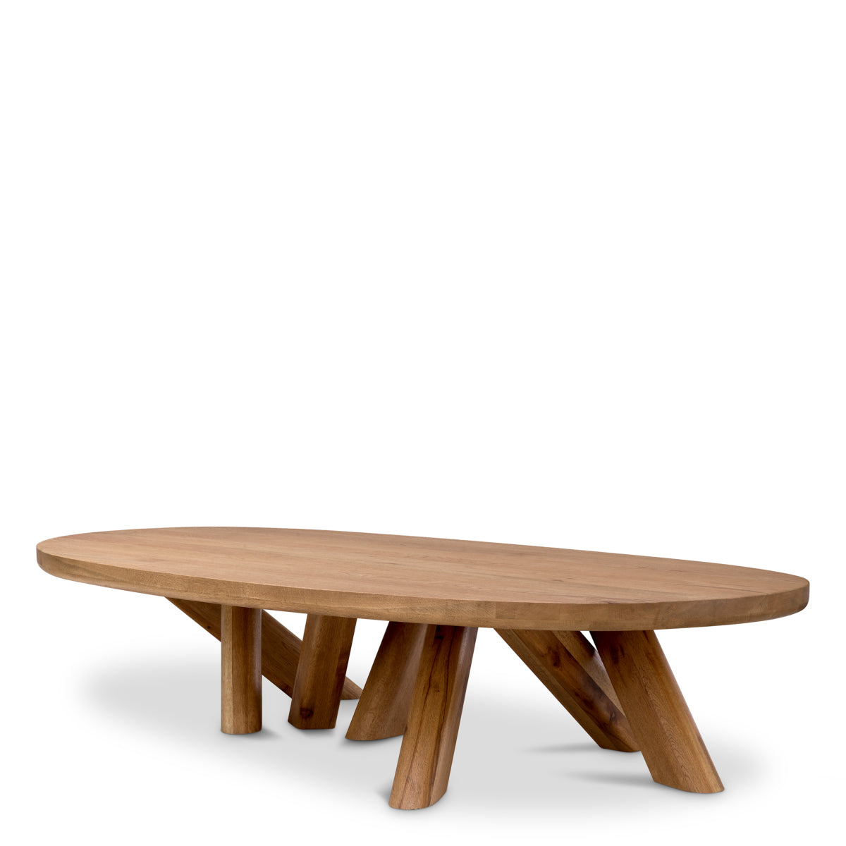 Coffee table Eichholtz Bayshore koffietafel salontafel oak wood eikenhout