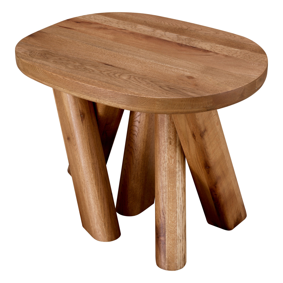 Side table Eichholtz Bayshore bijzettafel eikenhout oak wood