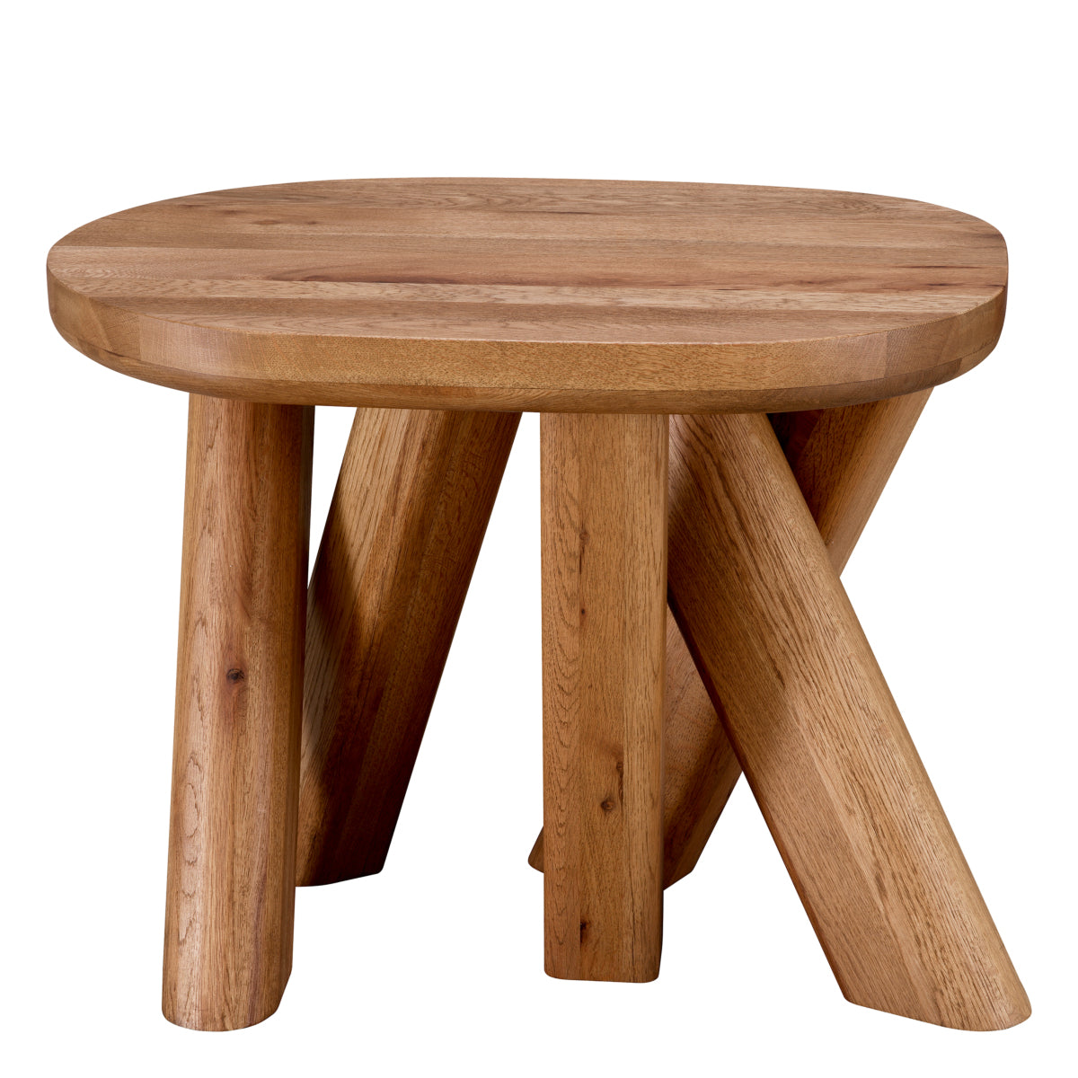 Side table Eichholtz Bayshore bijzettafel eikenhout oak wood