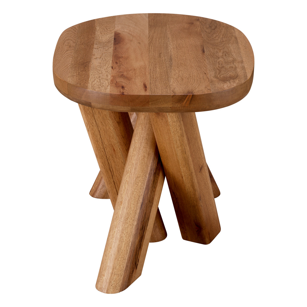 Side table Eichholtz Bayshore bijzettafel eikenhout oak wood