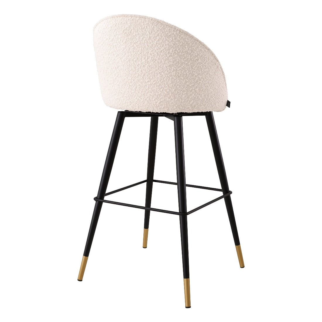 Bar stool Eichholtz Cooper Bouclé cream