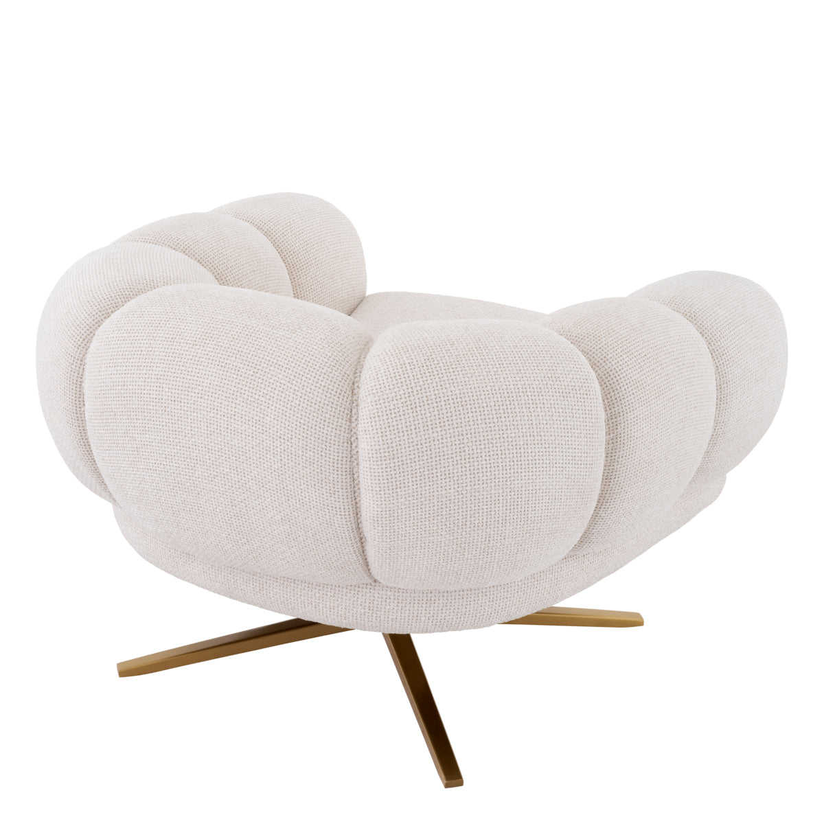 Swivel chair Eichholtz Sunset lyssa off-white draaibare fauteuil
