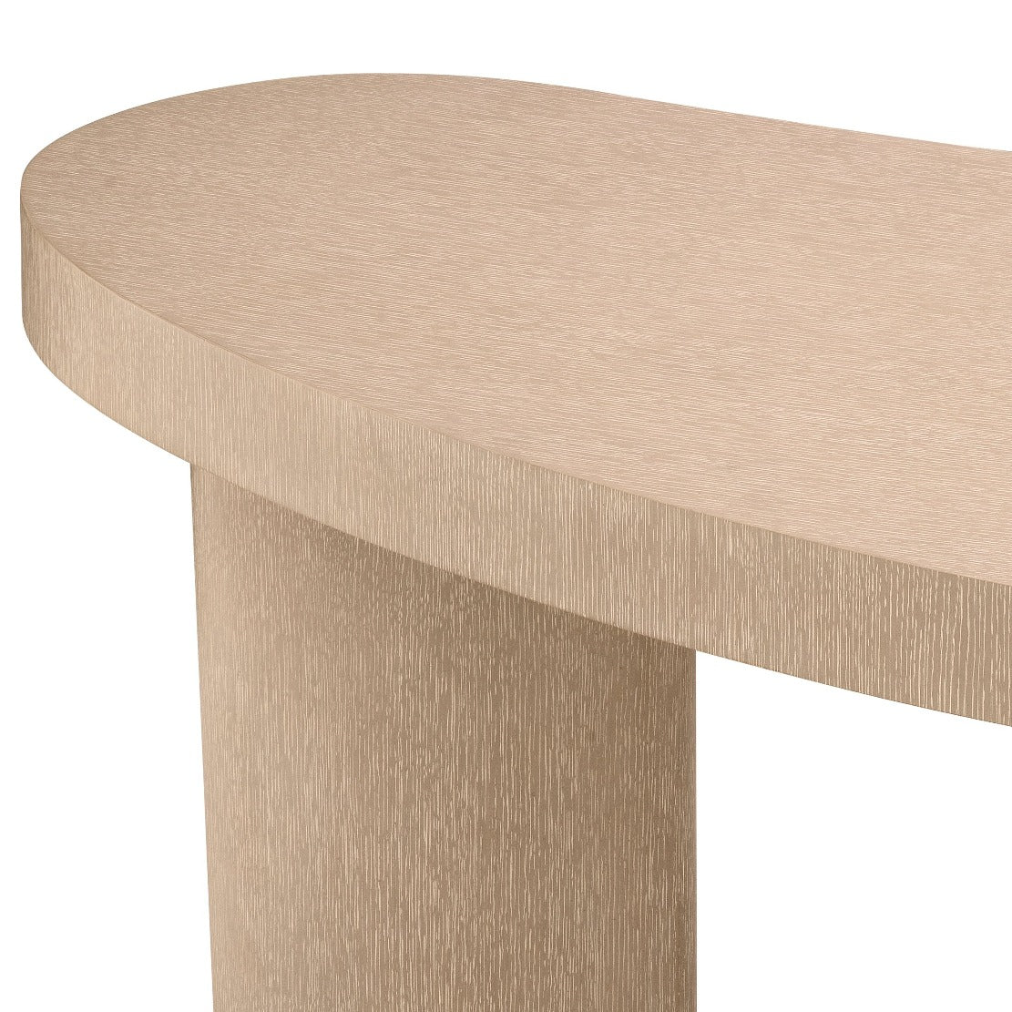 Desk Eichholtz Vence washed oak veneer bureau